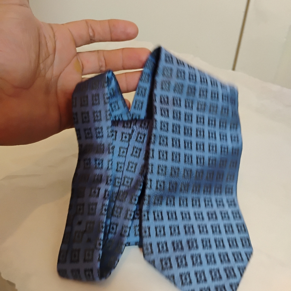 Corneliani Tie Geometric Luxury Mens Tie View 4